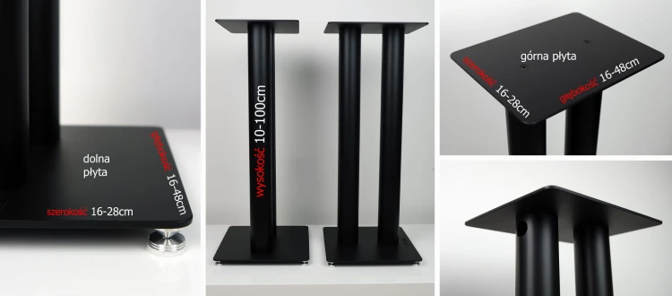 Stojaki NA WYMIAR standy podstawy pod kolumny głośniki Cross-Tech S3