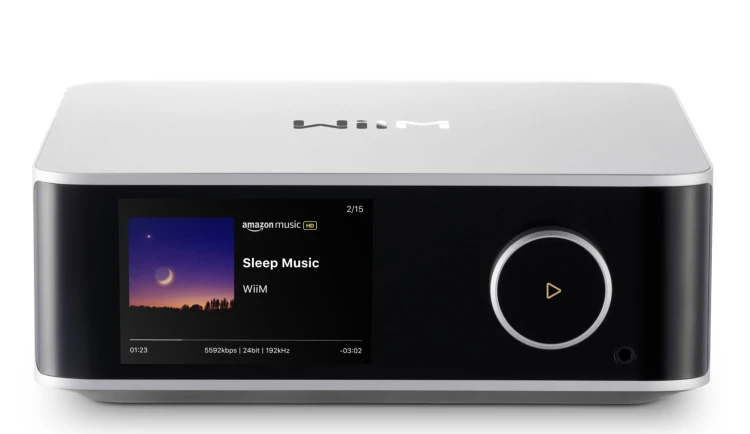 WiiM ULTRA Odtwarzacz sieciowy STREAMER Bluetooth 5.3 HDMI pilot - Silver