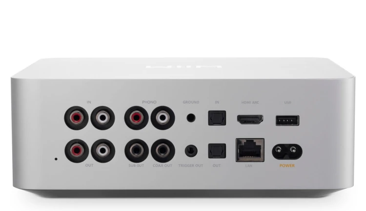 WiiM ULTRA Odtwarzacz sieciowy STREAMER Bluetooth 5.3 HDMI pilot - Silver