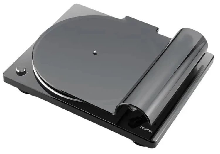 Gramofon analogowy z przedwzmacniaczem Denon DP-400 - czarny