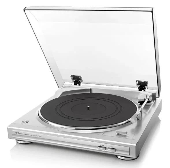 Denon DP-29F gramofon automatyczny z przedwzmacniaczem - srebrny