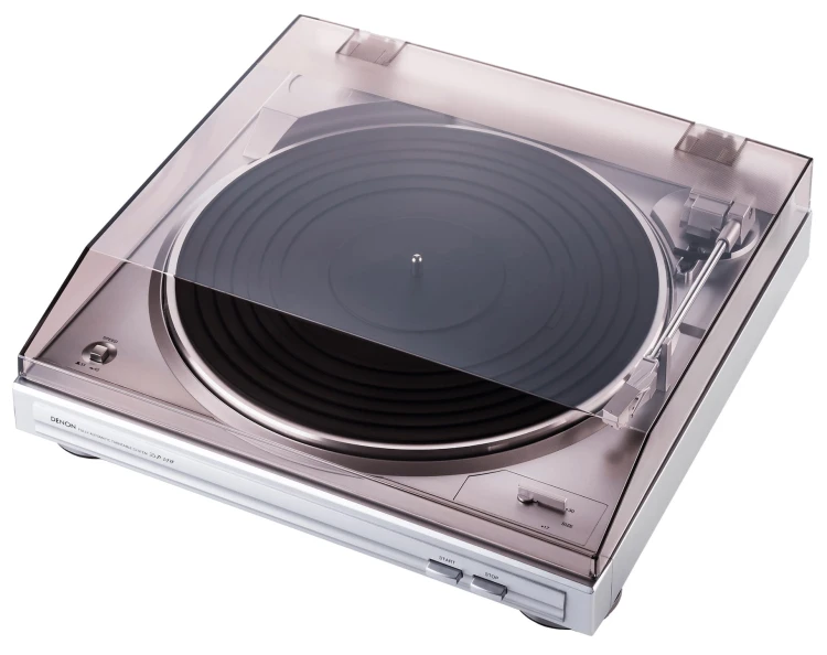 Denon DP-29F gramofon automatyczny z przedwzmacniaczem - srebrny