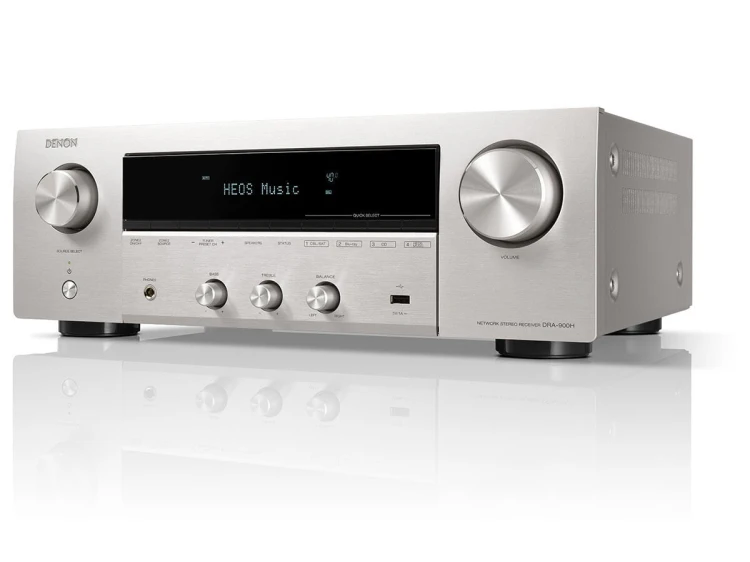 Amplituner sieciowy stereo Denon DRA-900H - srebrny