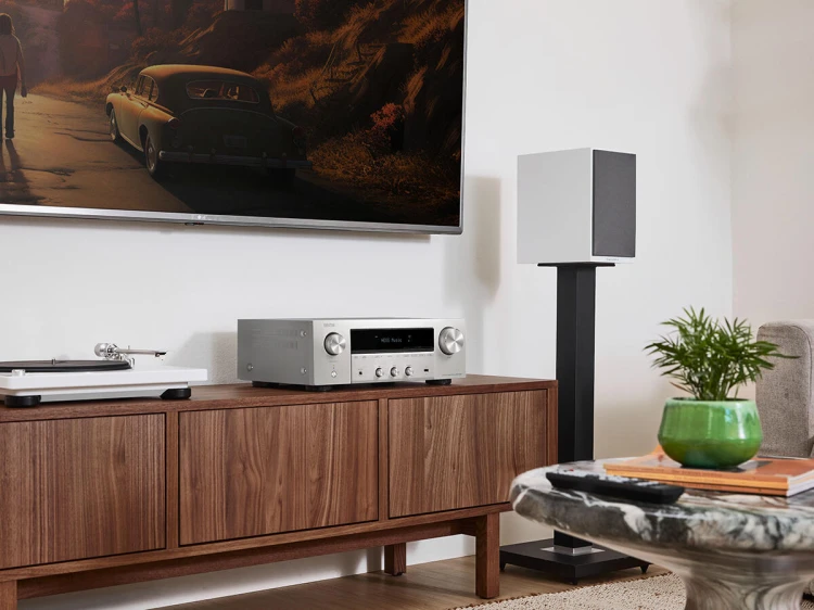 Amplituner sieciowy stereo Denon DRA-900H - srebrny