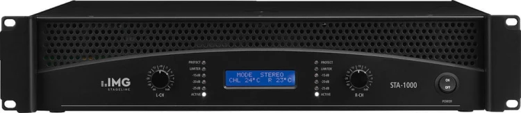 Wzmacniacz stereo IMG STAGELINE STA-1000 końcówka mocy