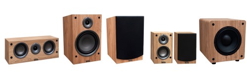 Zestaw Kolumn 5.1 Taga Harmony TAV-807B TSW-60 - oak
