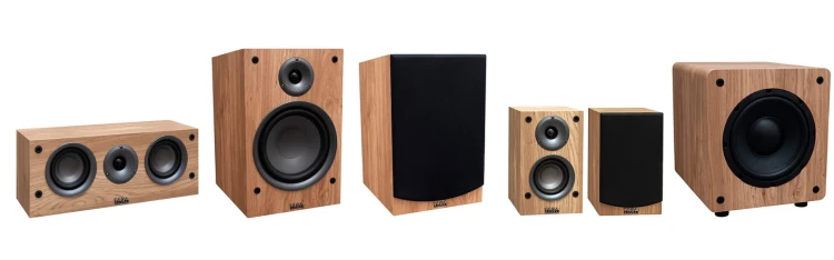 Zestaw Kolumn 5.1 Taga Harmony TAV-807B TSW-60 - oak