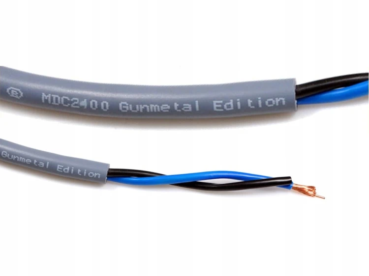 Kabel głośnikowy OFC Melodika MDC2400G 2x4,0mm2 - szary