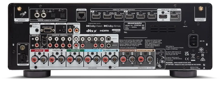 Amplituner kina 7.2 MARANTZ CINEMA 60 Atmos 8K HEOS Audyssey Wi-Fi BT