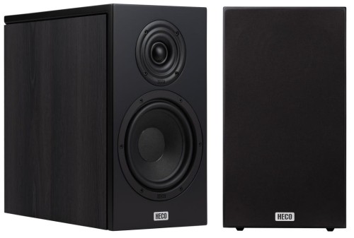 Kolumny podstawkowe Heco Aurora XT 300 - czarne (dark oak)