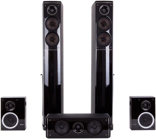 Zestaw kolumn 5.0 M-Audio HRS 85 MKII kino domowe - czarny