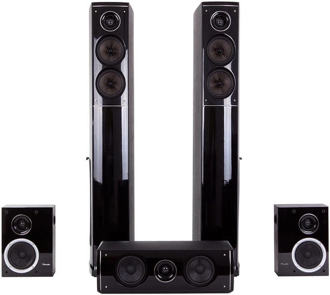 Zestaw kolumn 5.0 M-Audio HRS 85 MKII kino domowe - czarny