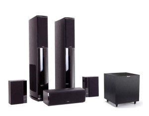 Zestaw kolumn 5.1 M-Audio HRS 85 MKII + Klipsch R-8SW kino domowe - czarny