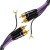 Kable audio do gramofonu 2 RCA - 2 RCA PHONO Melodika 0,5m