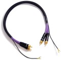 Kable audio do gramofonu 2 RCA - 2 RCA PHONO Melodika 0,5m
