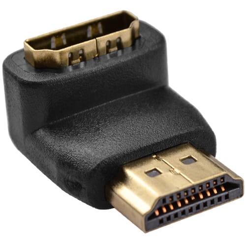 Kable HDMI, przejście kątowe HDMI-HDMI adapter kątowy dolny