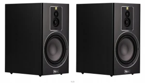 MAGNAT SIGNATURE 603 KOLUMNY PODSTAWKOWE GŁOŚNIKI STEREO SATYNOWE CZARNE