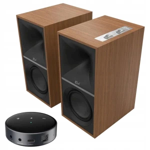 KLIPSCH THE SEVENS AKTYWNE KOLUMNY Walnut + STREAMER WIIM MINI