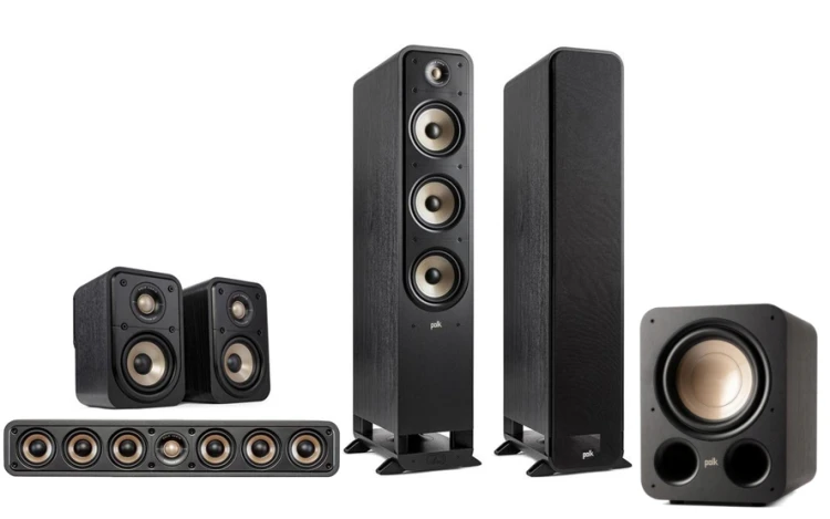 Zestaw kolumn 5.1 Polk Audio Signature Elite ES60ES10ES35ES10 BL Czarne .jpg