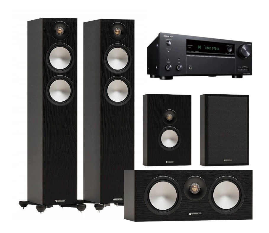 Zestaw kolumn 5.0 Monitor Audio Bronze 300 Center On-wall 7G ONKYO TX-NR7100 BL.jpg