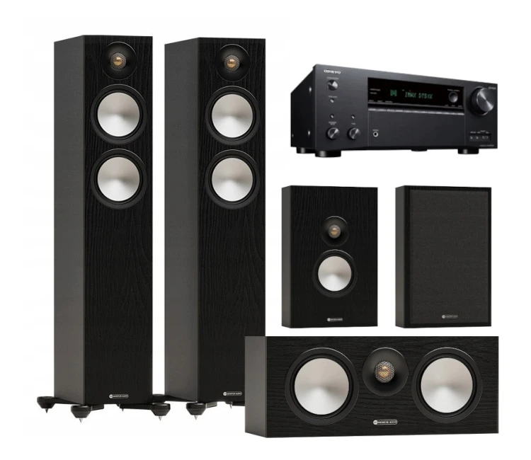 Zestaw kolumn 5.0 Monitor Audio Bronze 300 Center On-wall 7G ONKYO TX-NR7100 BL.jpg
