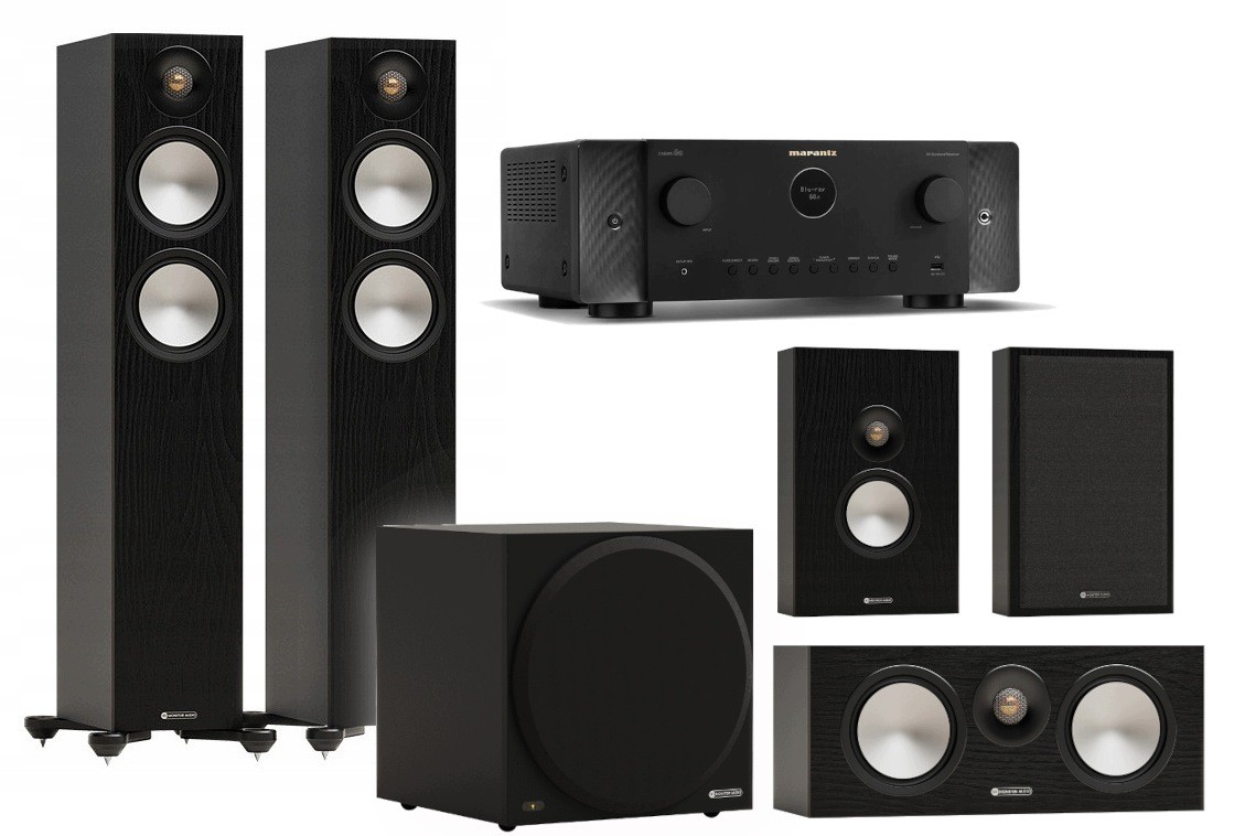 Zestaw kolumn 5.1 Monitor Audio Bronze 300/Center/On-wall/Sub Vestra W12 7G/ Marantz Cinema 60.jpg