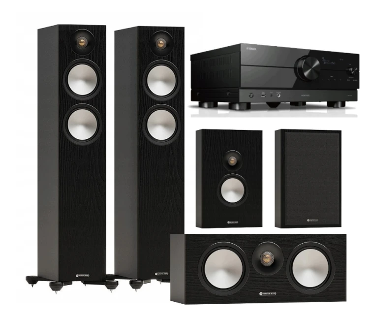 Zestaw kolumn 5.0 Monitor Audio Bronze 300/Center/On-wall 7G/YAMAHA RX-A2A.jpg