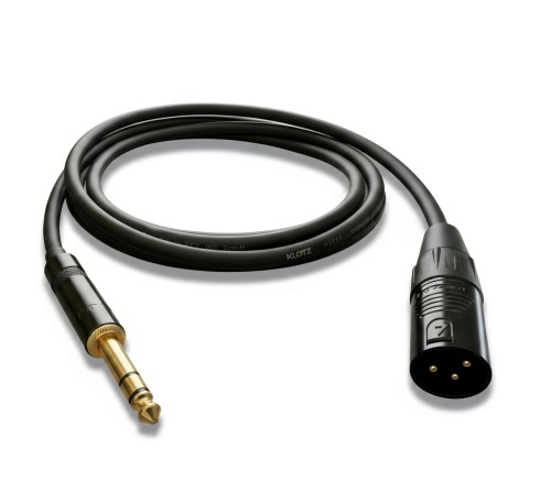 Klotz Kabel XLR męski - Duży Jack 6,3 TRS Symetryczny Neutrik1.jpg