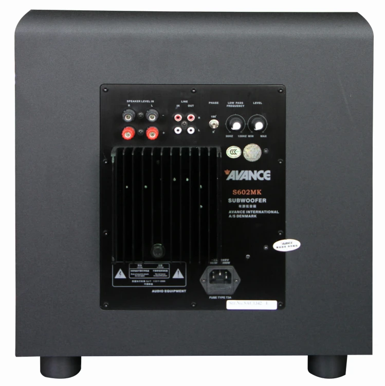 Subwoofery aktywe Avance S602 MK - czarny