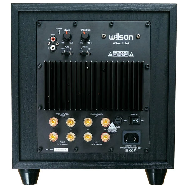 Subwoofery aktywne Wilson SUB-9 150W czarny