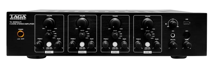 Wzmacniacze 4-strefowe Taga Harmony TA-600Multi