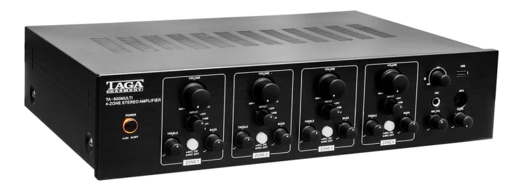 Wzmacniacze 4-strefowe Taga Harmony TA-600Multi