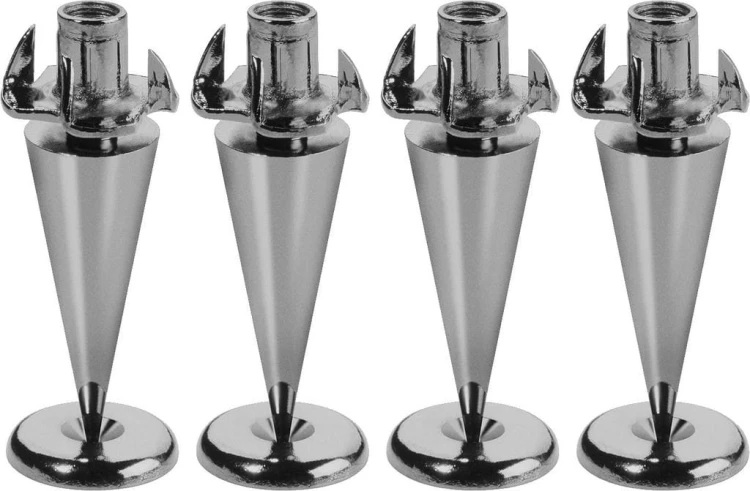 Kolce pod kolumny Monacor SPS-35/SC srebrne - 4 sztuki