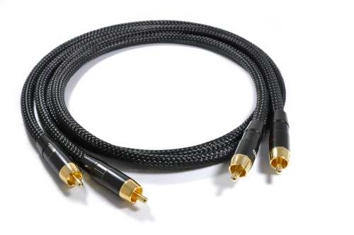 Kable audio 2 RCA - 2 RCA Melodika MD2RD05 Black Edition 0,5m