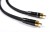 Kable audio 2 RCA - 2 RCA Melodika MD2RD05 Black Edition 0,5m