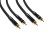 Kable audio 2 RCA - 2 RCA Melodika MD2RD05 Black Edition 0,5m
