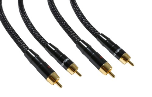 Kable audio 2 RCA - 2 RCA Melodika MD2RD10 Black Edition 1m