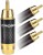 Gramofony, kable audio 2 RCA - 2 RCA Klotz - 1,5 m