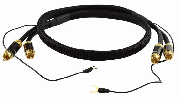 Gramofony, kable audio 2 RCA - 2 RCA Klotz - 2 m