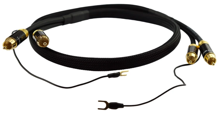 Gramofony, kable audio 2 RCA - 2 RCA Klotz - 2 m