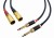Kable audio 2x 6,3 Jack - 2x XLR (M) Klotz 1m