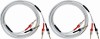 Kabel głośnikowy przewód Cross-Tech W4 2x4mm2 1,5m