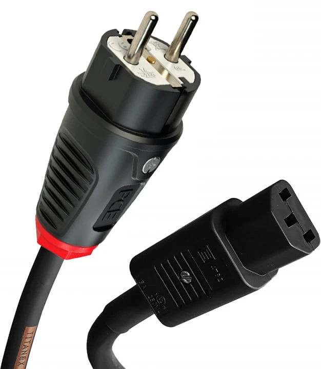 Kabel przewód zasilający Titanex C13 230V - 5m