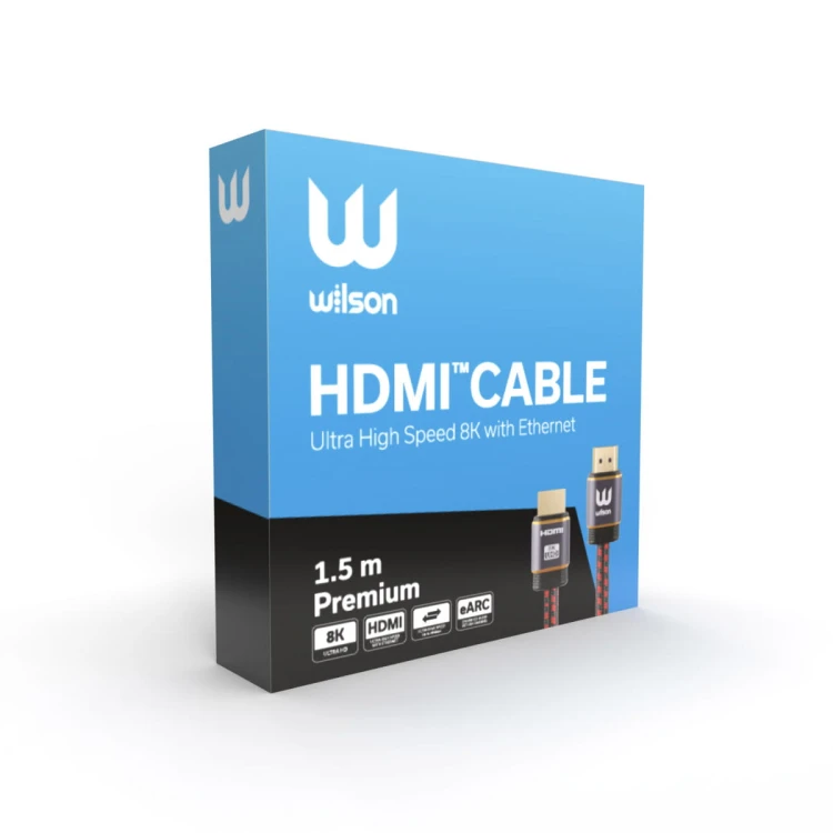 Kable hdmi - HDMI 2.1 Wilson Premium 8K 120Hz eARC HDR - 1,5m