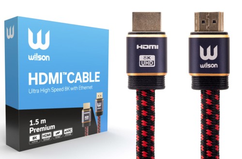 Kable hdmi - HDMI 2.1 Wilson Premium 8K 120Hz eARC HDR - 1,5m