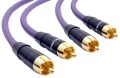 Kable audio 2 RCA - 2 RCA Melodika MD2R07 - 0,75m