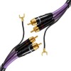 Kabel do gramofonu 2 RCA - 2 RCA PHONO Melodika MDPH20 2m