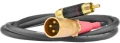 Kable audio KLOTZ 2 XLR męski - 2 RCA - 10m