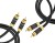 Kable audio 2 RCA - 2 RCA cinch przewód Klotz  - 2m