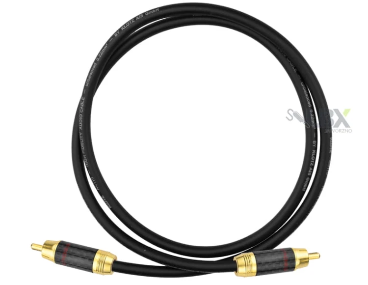 Kable audio 2 RCA - 2 RCA cinch przewód Klotz  - 2m